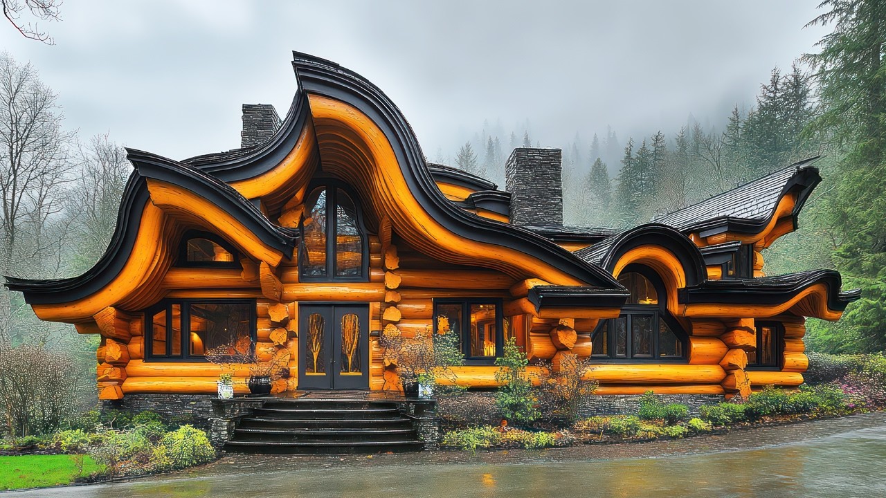 100 Modern Log Cabin: Sustainable Living in Style