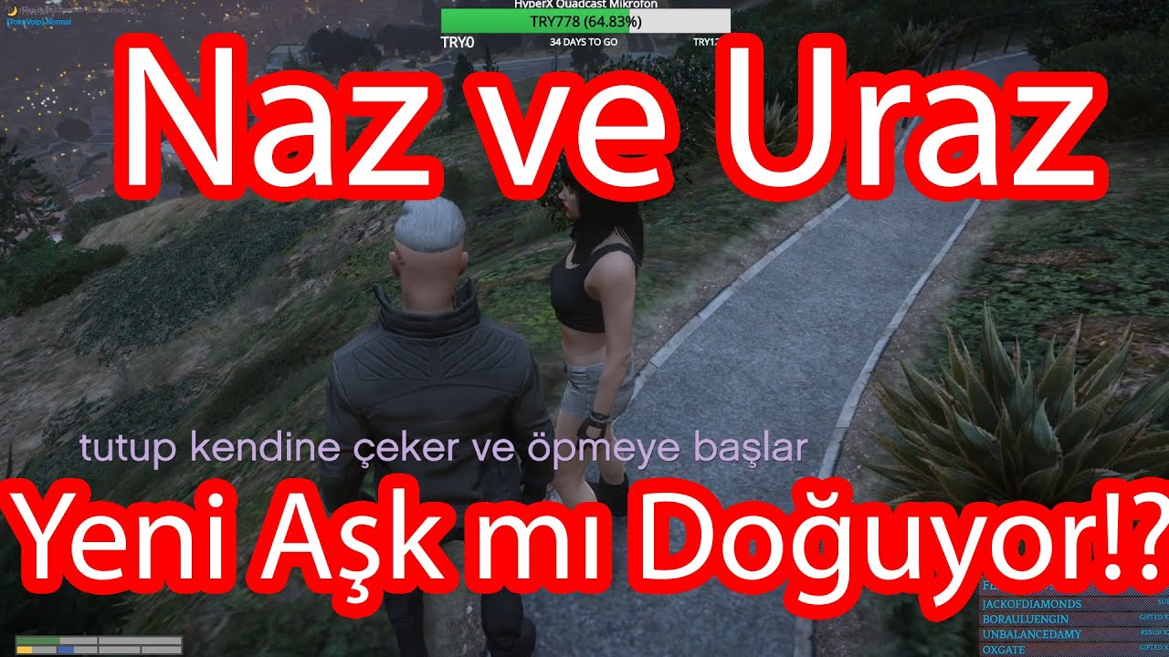 EightbornV Naz ve Uraz Öpüşüyor!! - Naz ve Uraz Arasında Yeni Aşk mı Doğuyor!? - EightbornV Filverel