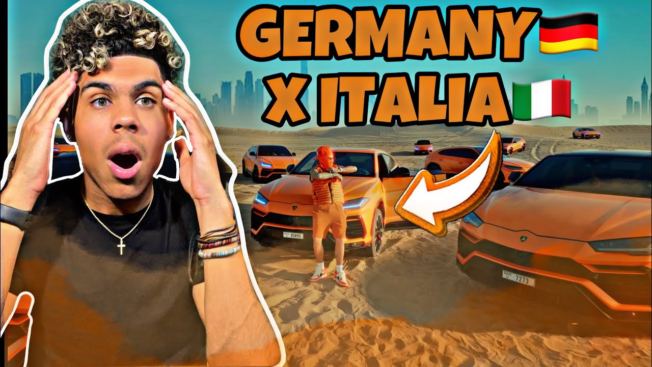 ITALIAN X GERMAN RAP REACTION! || Luciano x Sfera - ORANGE *LIT VIDEO*