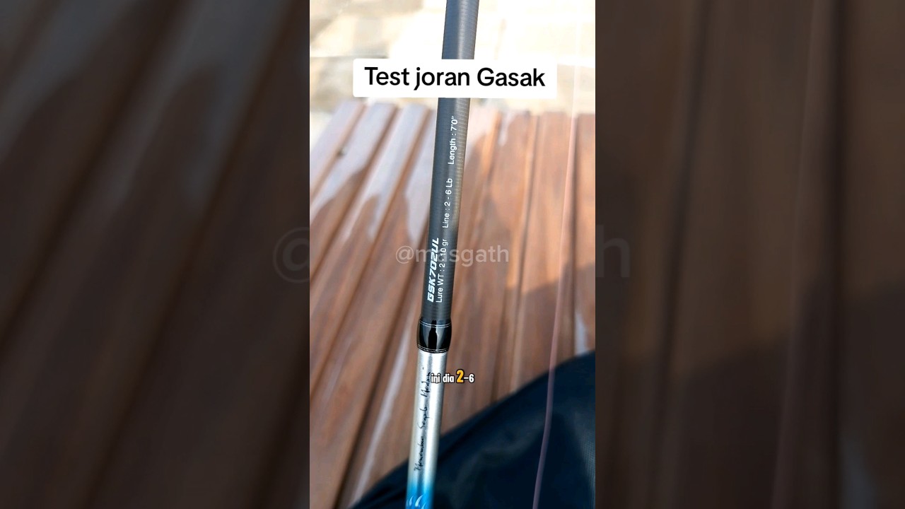 Begini jadinya! Test Joran Gasak Relix Nusantara