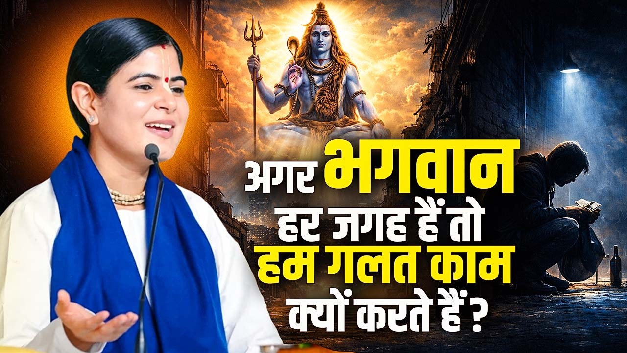 अगर भगवान हर जगह हैं तो हम गलत काम क्यों करते हैं? देवी चित्रलेखा जी