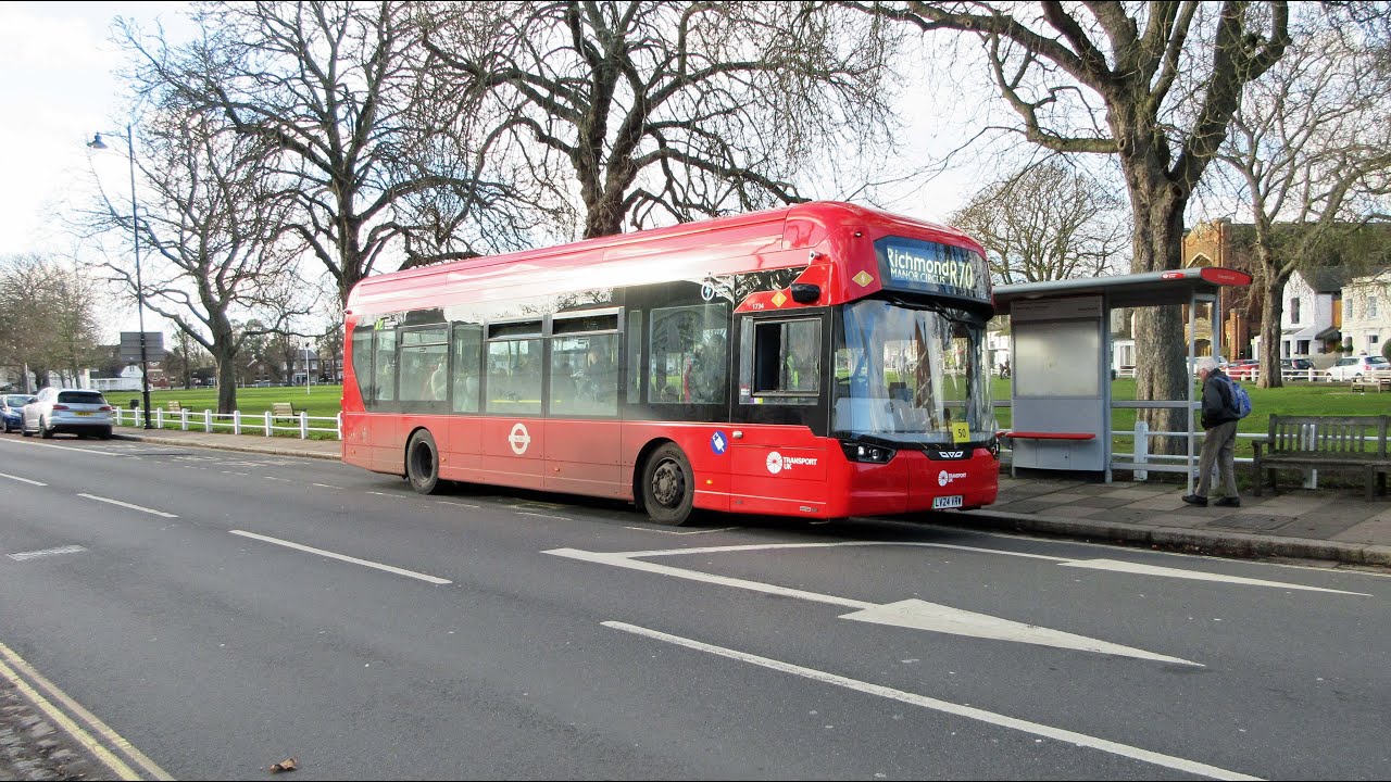 London Buses In Twickenham, December 2024.
