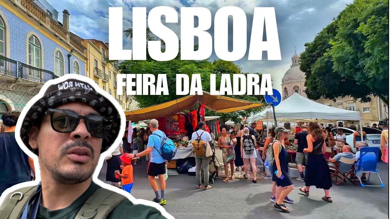 O MERCADO DE RUA COM MAIS DE 8 SÉCULOS EM PORTUGAL  | VLOG FEIRA DA LADRA 🇵🇹