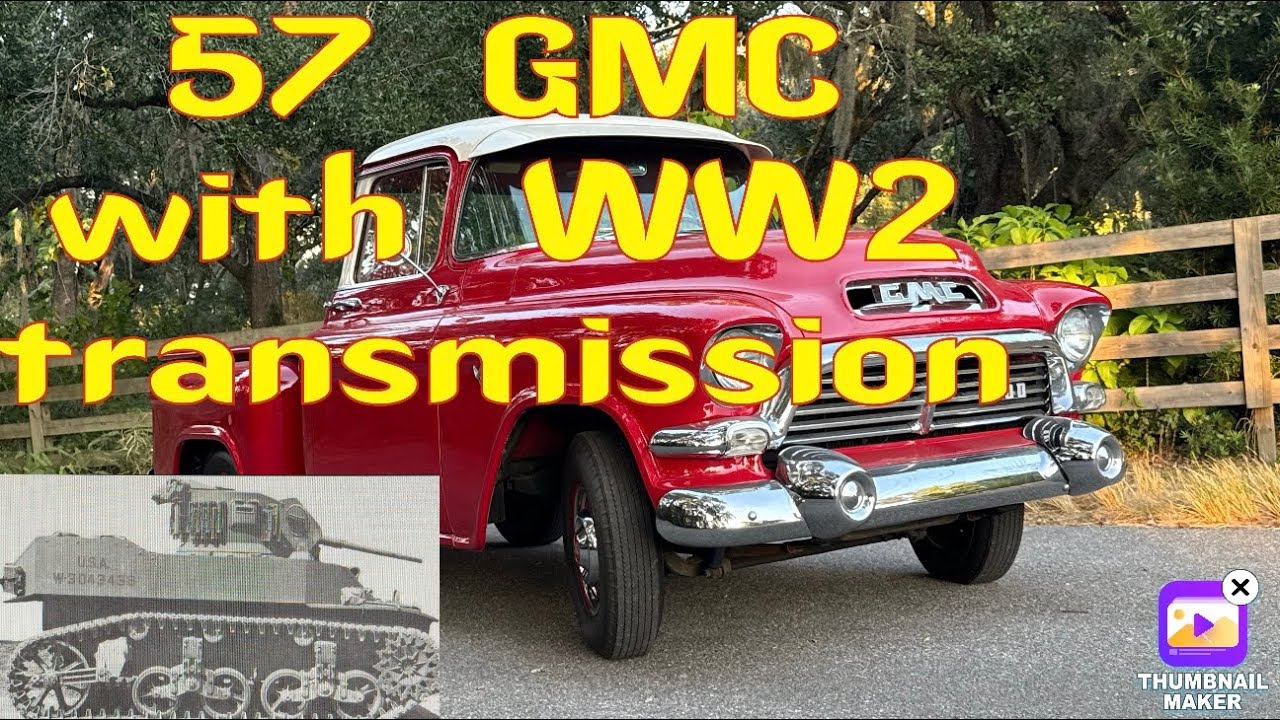 WW2 tank transmission in this 57 GMC