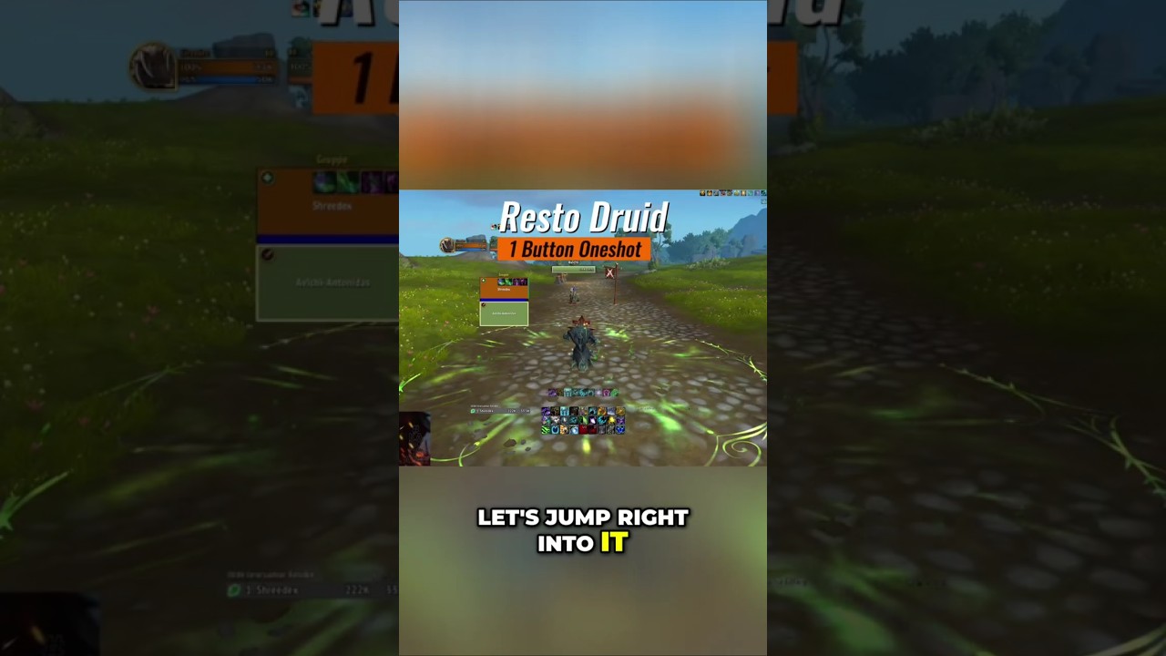 Resto Druid One-Shots with Convoke! #shorts