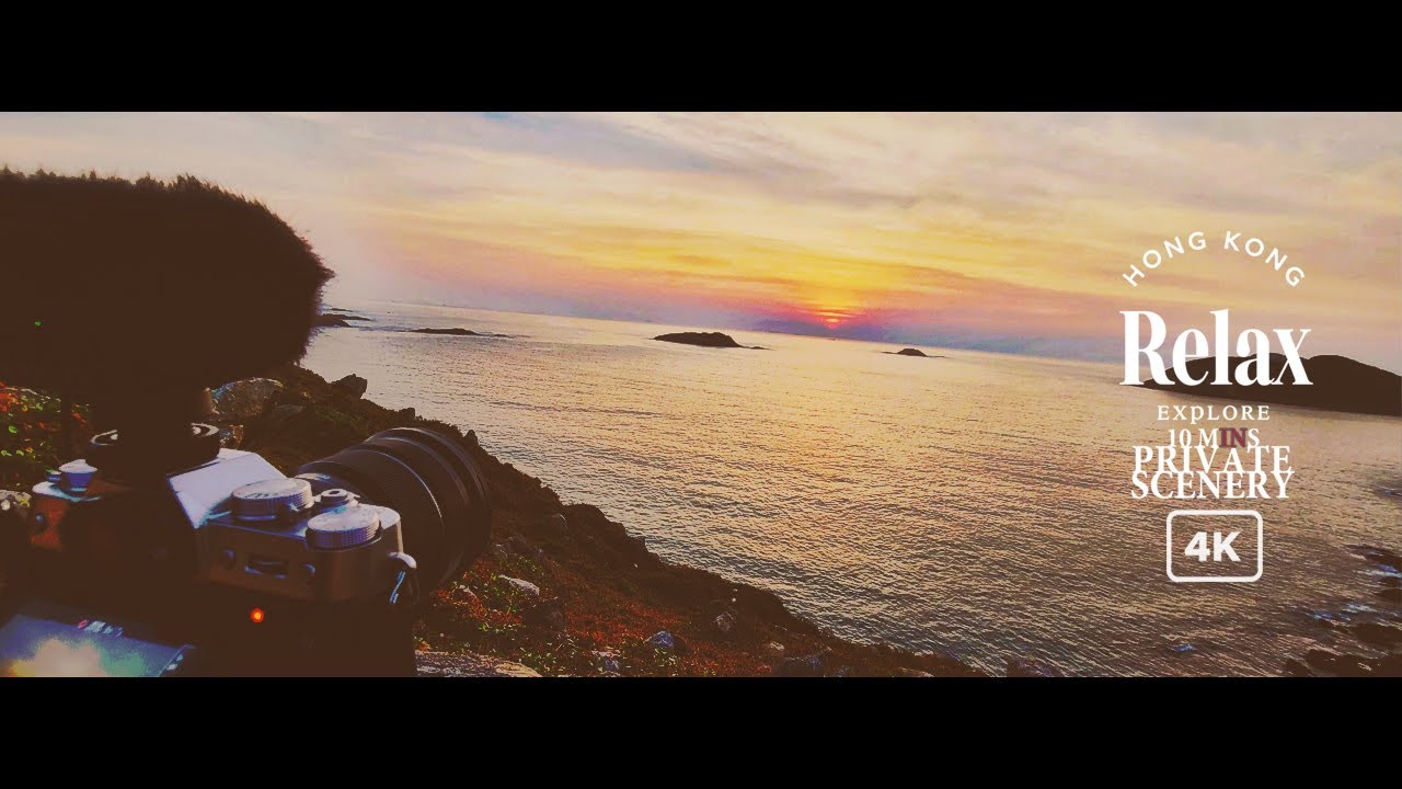 4k . Coast Sunrise in Hong Kong - Sai Kung . Nature