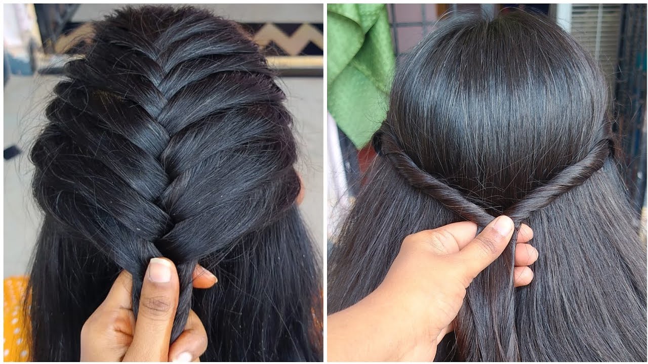 Simple Easy Hairstyle for girls_ New Stylish Elegant Hairstyle_ Easy Amazing Hairstyle #hairstyle