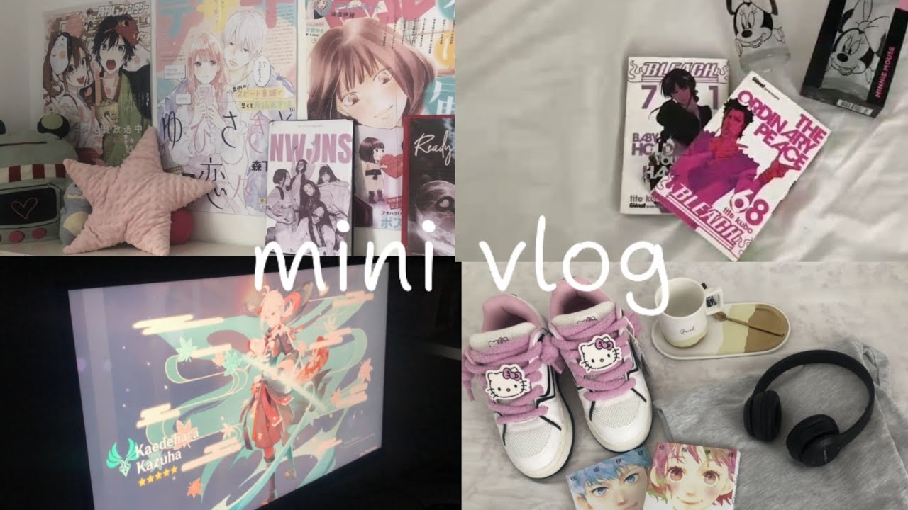 summer diarys 💗✨ / mini vlog//pulling for kazuha//unboxing//new manga//and more