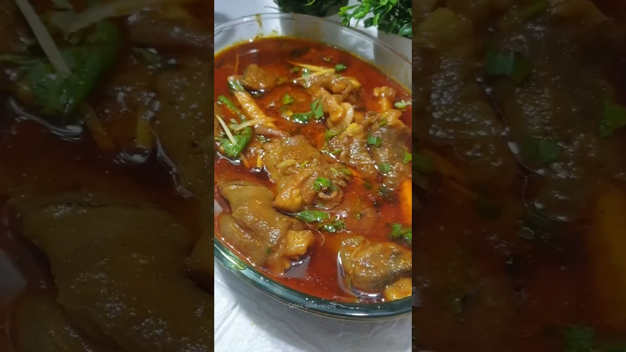 Easy And Authentic Mutton Paya Recipe |winter special | Recipes By @sabha quick recipes