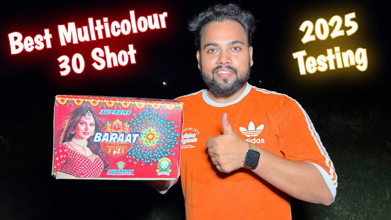 BEST MULTICOLOUR 30 SKYSHOT - SUPREME FIREWORKS | 30 SKY SHOT TESTING 2025