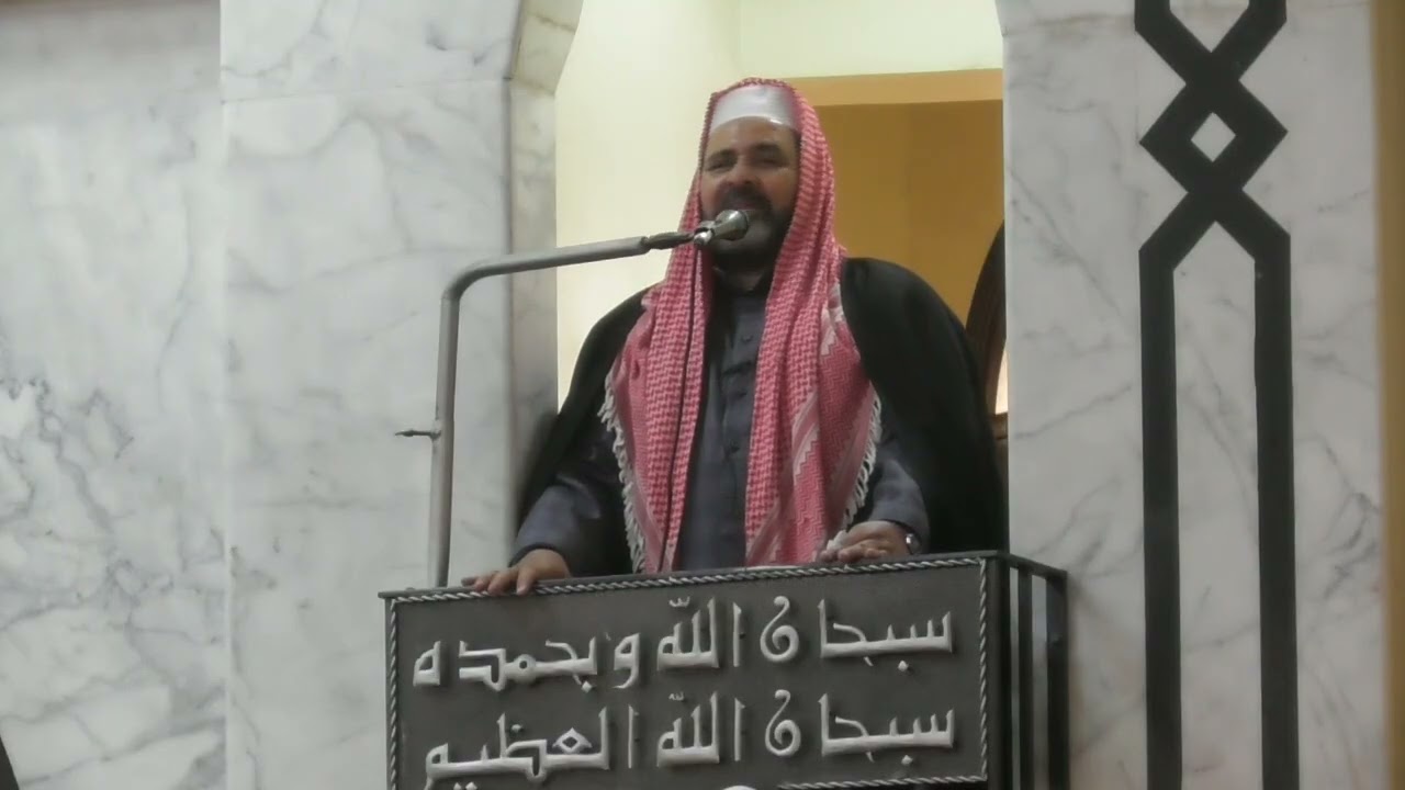 خطبة الجمعة (من مظاهر التيسير في عبادة الصيام) ل_ جابر خليل من مسجد آل حشيش بمشتهر قليوبية مصر 