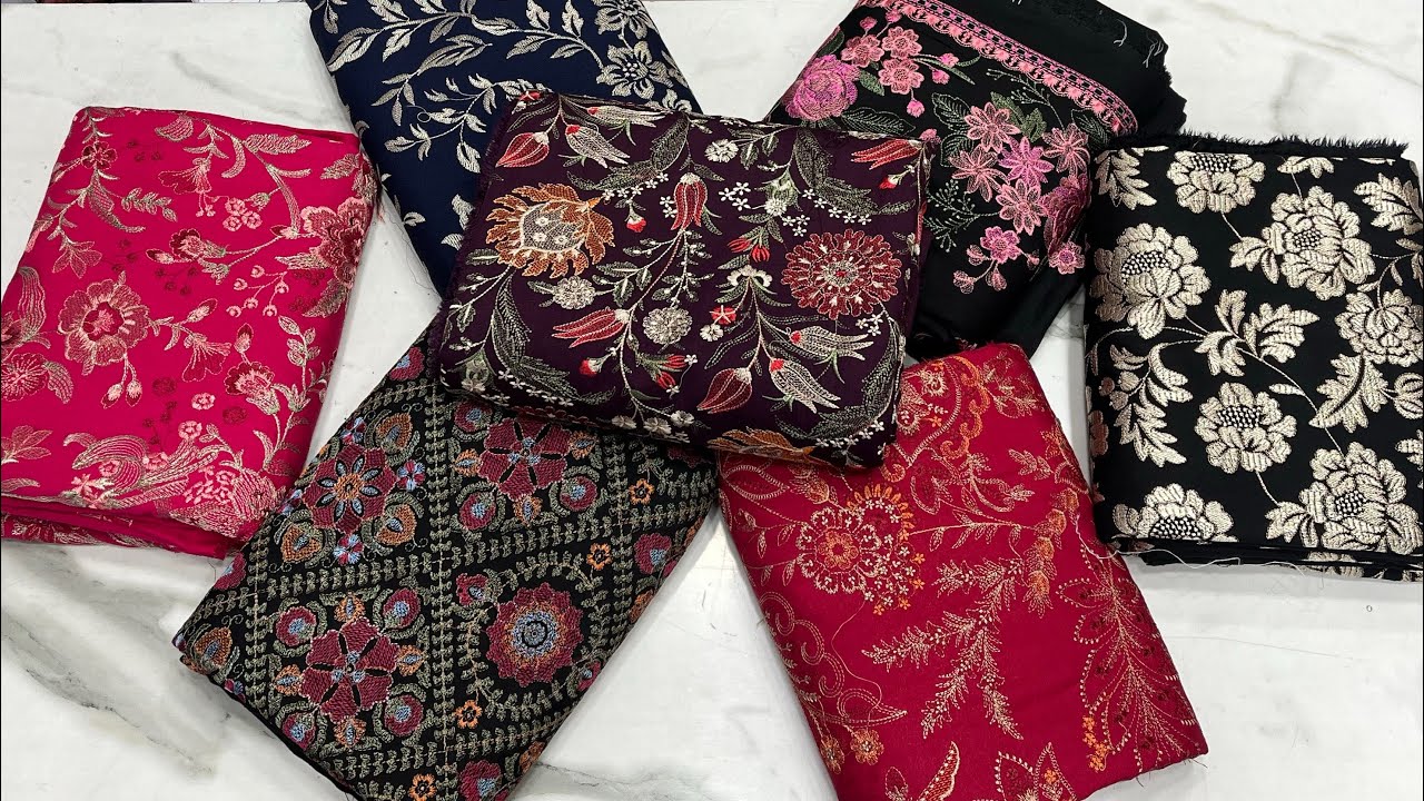 😱clearance sale offer😱 embroidered Karandi 3 piece 💥with embroidered shawl 💥