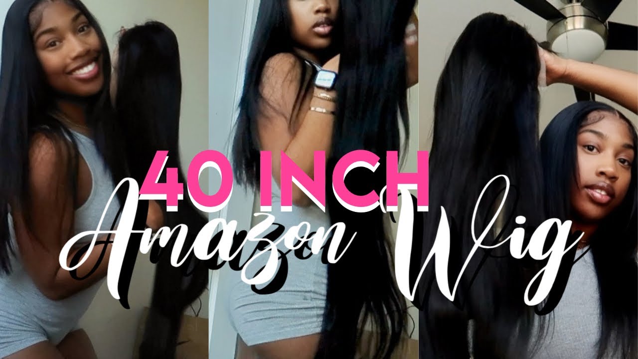 AFFORDABLE 40 INCH FRONTAL AMAZON WIG UNBOXING