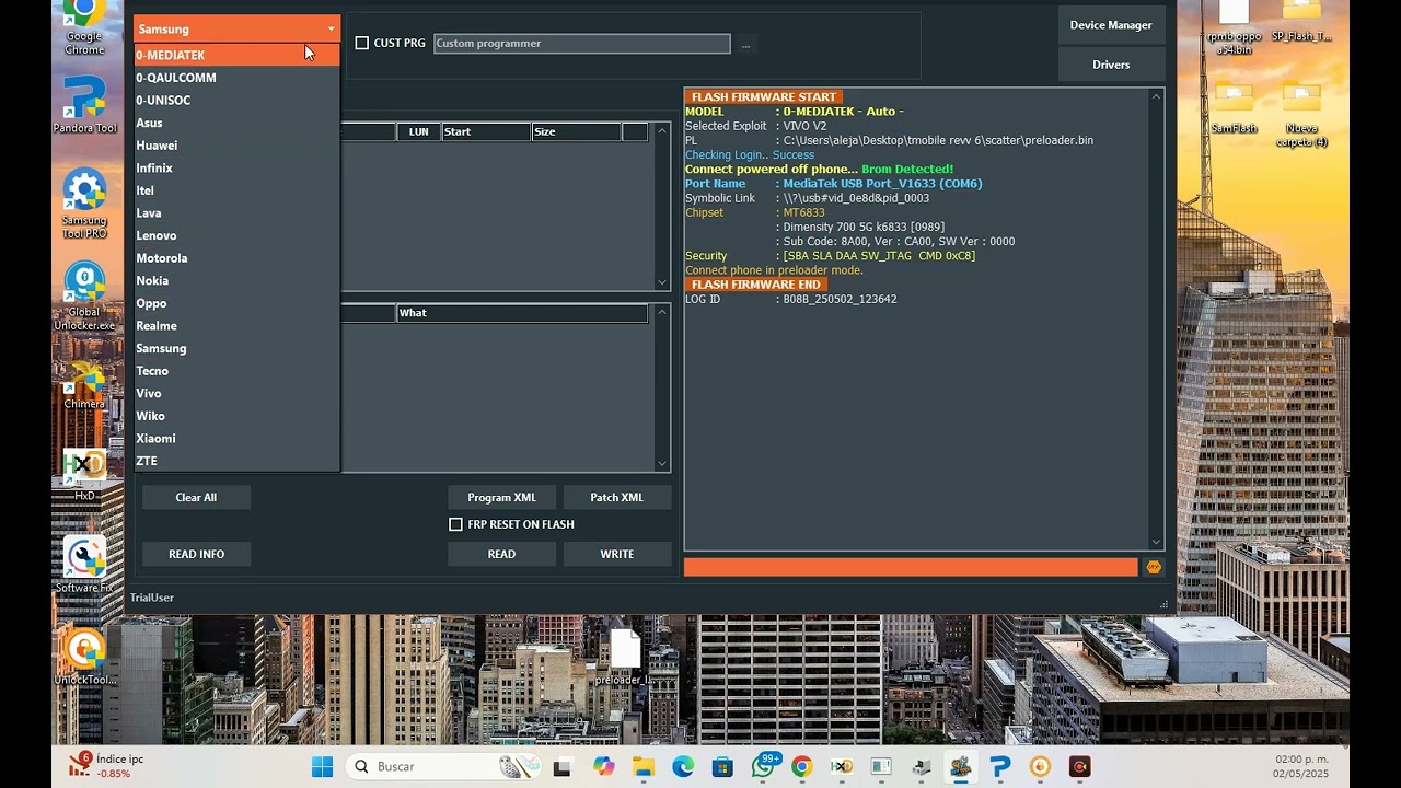 programa gratis para eliminar MDM Y FRP / funcionando