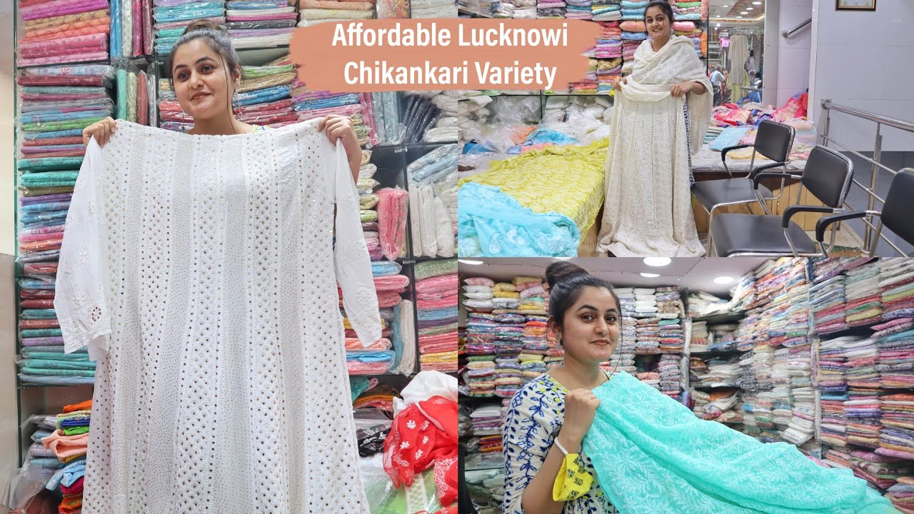 LUCKNOWI CHIKANKARI Shopping In Chowk For Bakrid | Ananya Walia
