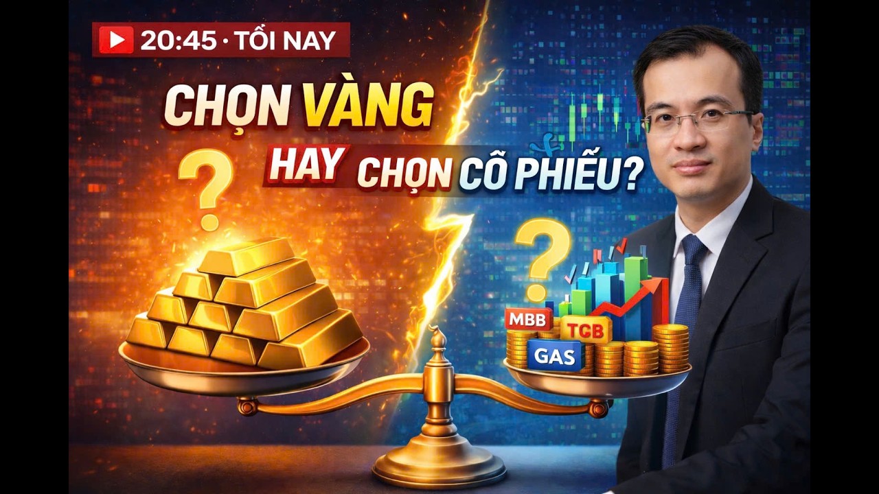 #335: Chọn VÀNG hay CỔ PHIẾU ? / TTCK 03.02.26