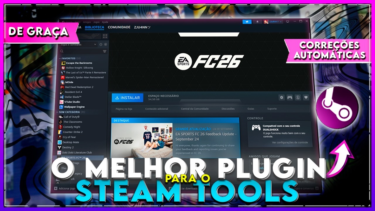 LUATOOLS - A MELHOR FORMA DE USAR O STEAM TOOLS | CORRE&Ccedil;&Otilde;ES, JOGOS DENUVO E MAIS!! GUIA COMPLETO