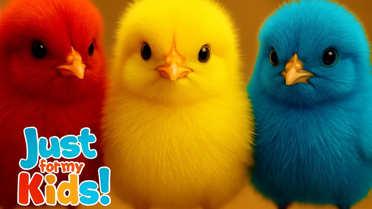 Colorful Chicks 🌈🐥Exciting Discoveries for My Kids!🌹 Nursery Rhymes Compilation‼