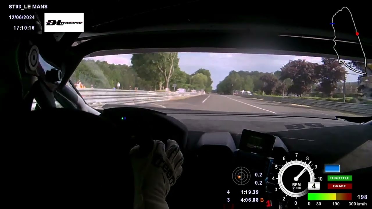Lucas Valkre Onboard Best Lap Time | Le Mans | 4:03:95 (Lamborghini Huracan ST Evo2)