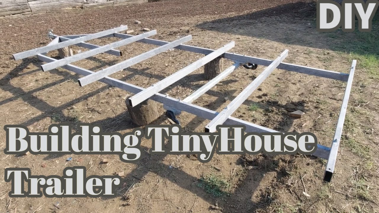 Tiny House #1 || Çekme Karavan İçin Römork Yapımı // Building TinyHouse Trailer // Making Trailer
