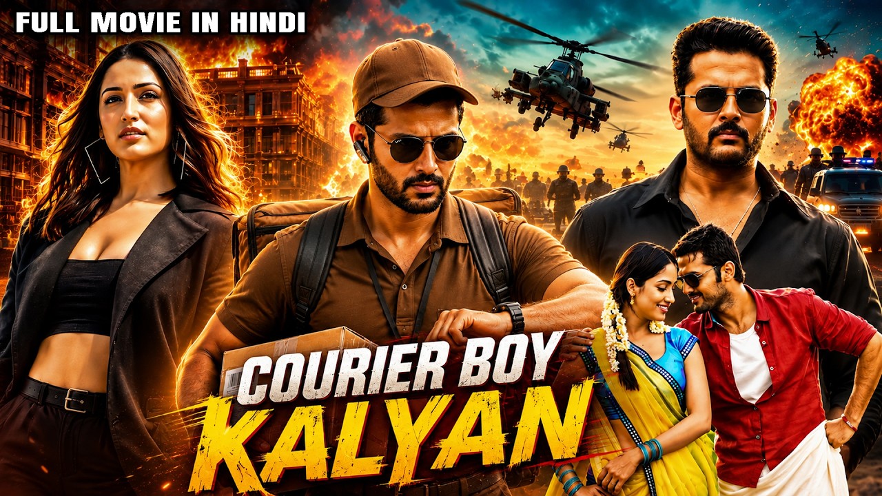 Courier Boy Kalyan | Yami Gautam | Nithiin | South Indian Movie Hindi Dubbed | Romantic Action