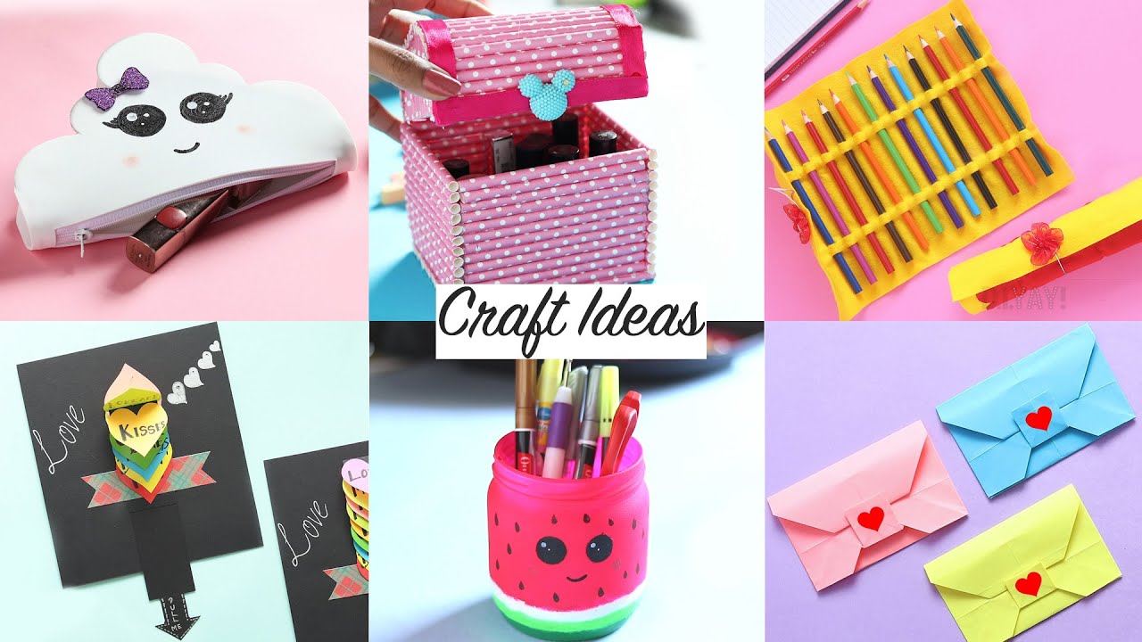 6 DIY IDEAS YOU CAN TRY AT HOME | Craft Ideas | DIY Crafts