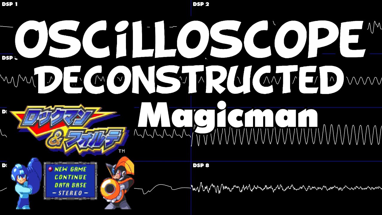 Megaman and Bass - Magicman - Oscilloscope Deconstruction