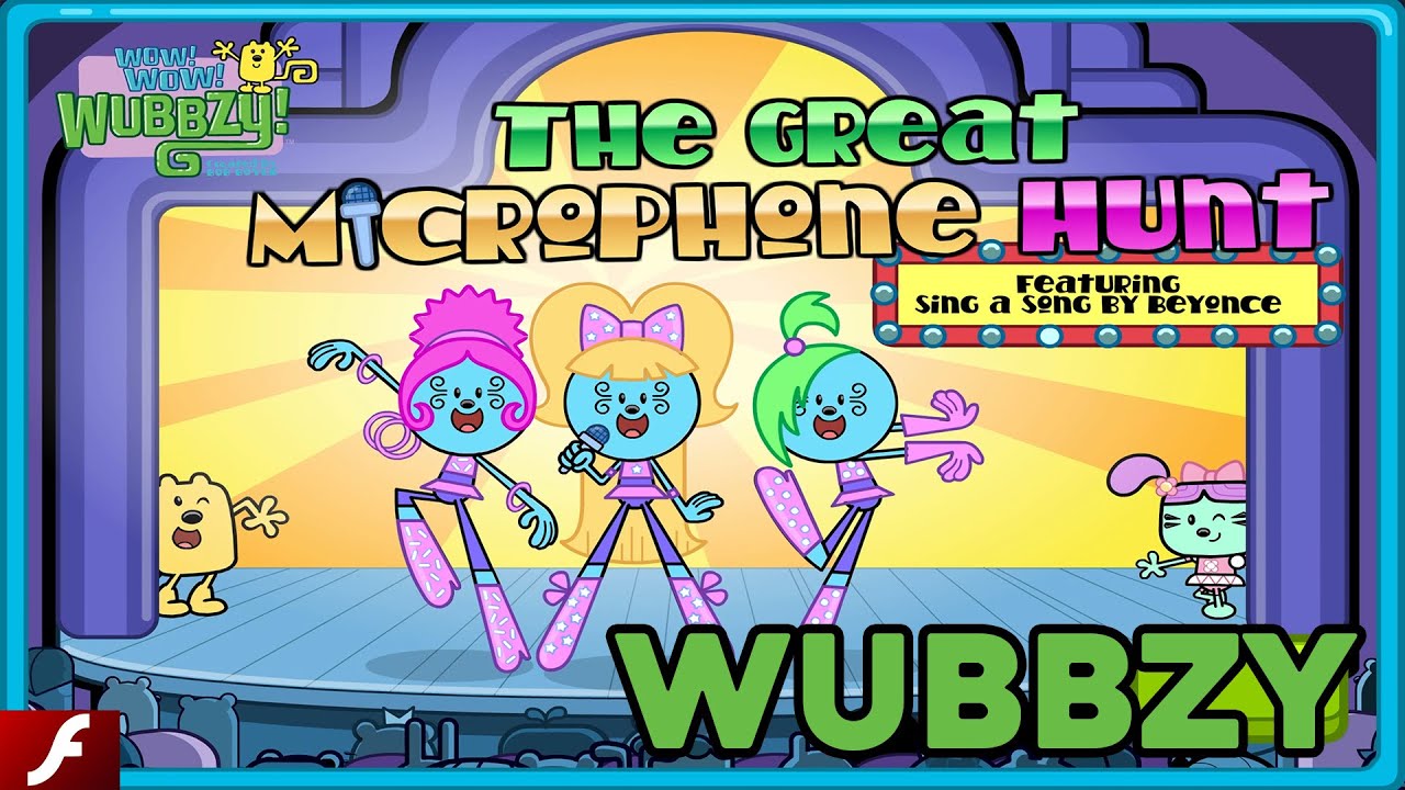 Wow! Wow! Wubbzy!&trade;: The Great Microphone Hunt (Flash) as Wubbzy - Nick Jr. Games