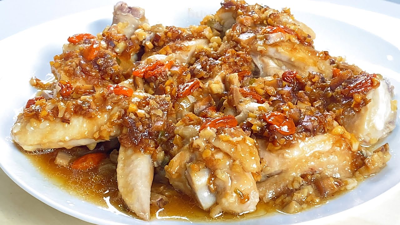 Resepi Ayam Kukus Halia Chinese Style Gerenti Sedap l Steamed Chicken With Ginger And Garlic l 姜蓉蒸鸡