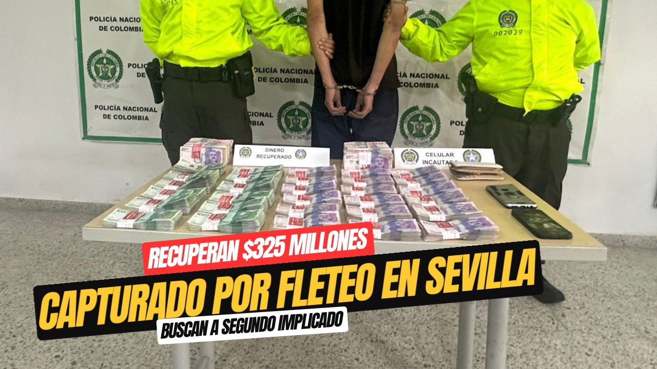 ⚖️ En Sevilla, capturado quedó a disposición de la Fiscalía tras hurto en barrio Municipal.