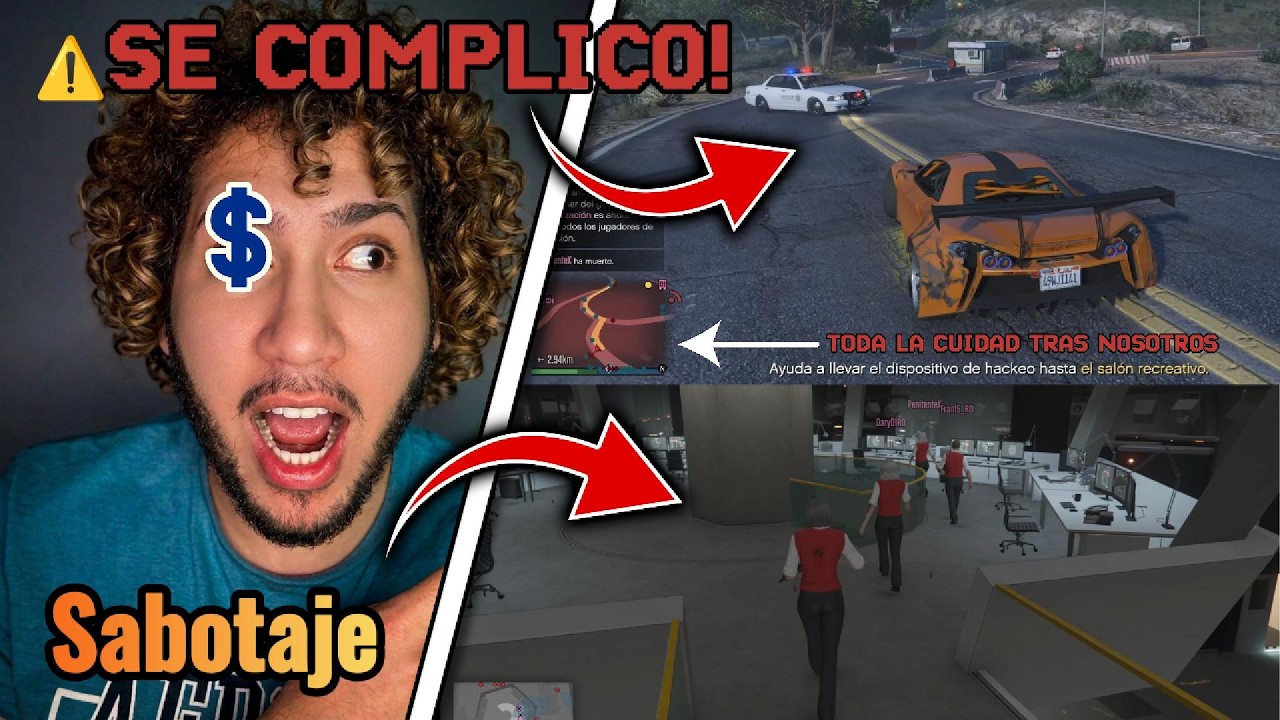 😱MIS AMIGOS Y YO HICIMOS EL ROBA MAS GRANDE DE LA HISTORIA!.. #parati #gta #fyp #humor