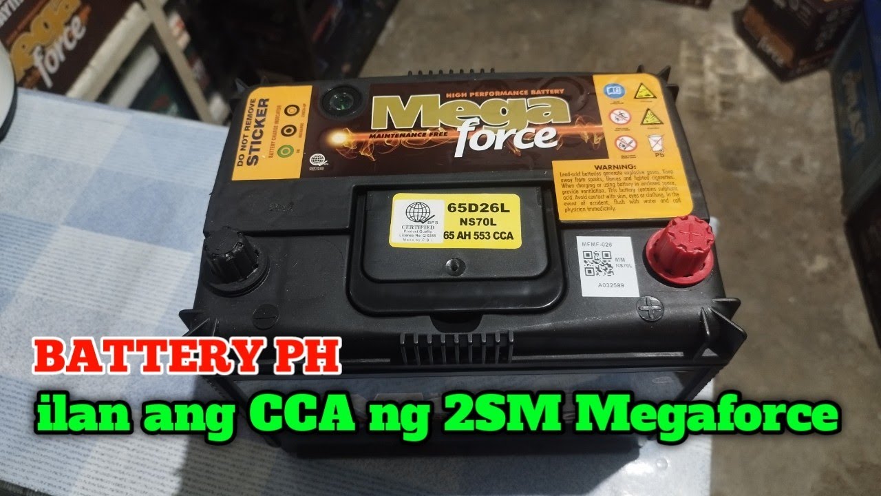 2SM Megaforce Battery CCA test