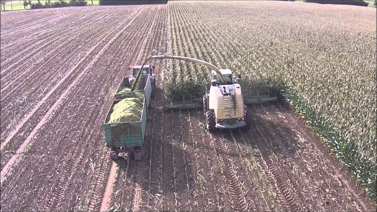 Eigen bedrijf + maisoogst 2015 in oost Duitsland