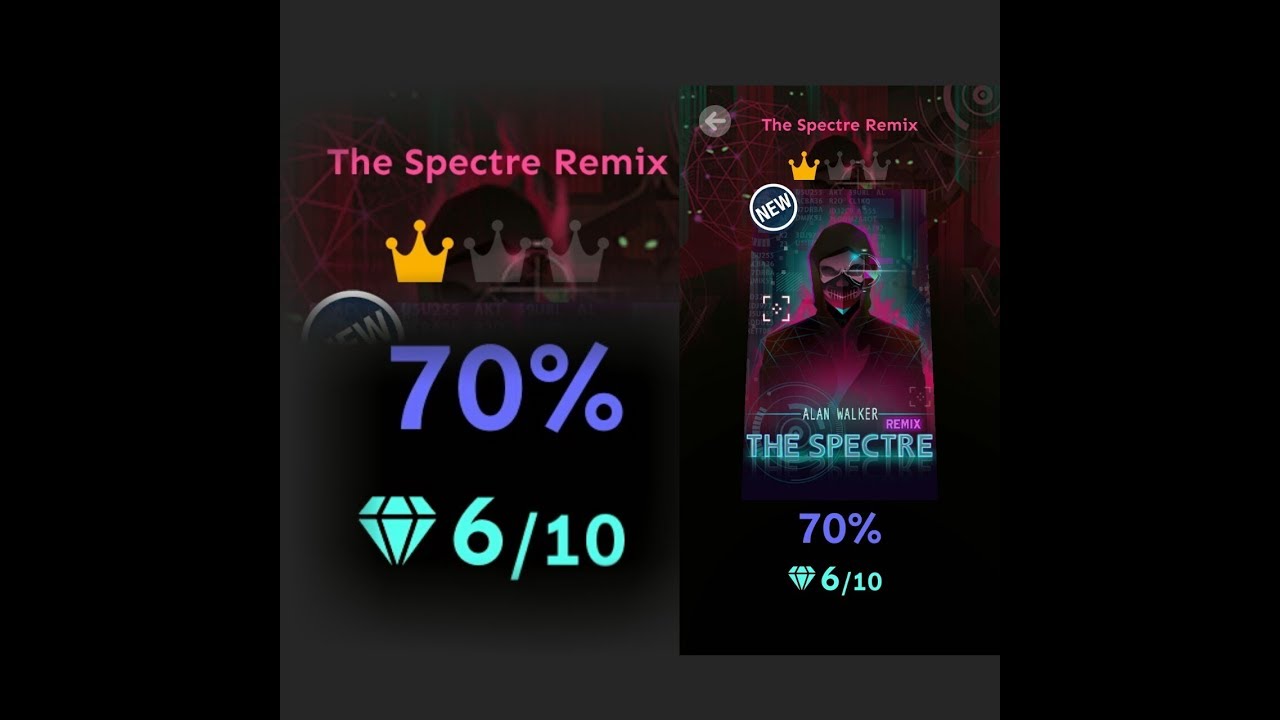 Rolling Sky - The Spectre Remix 70% 6/10gems&1/3crown + Soundtrack