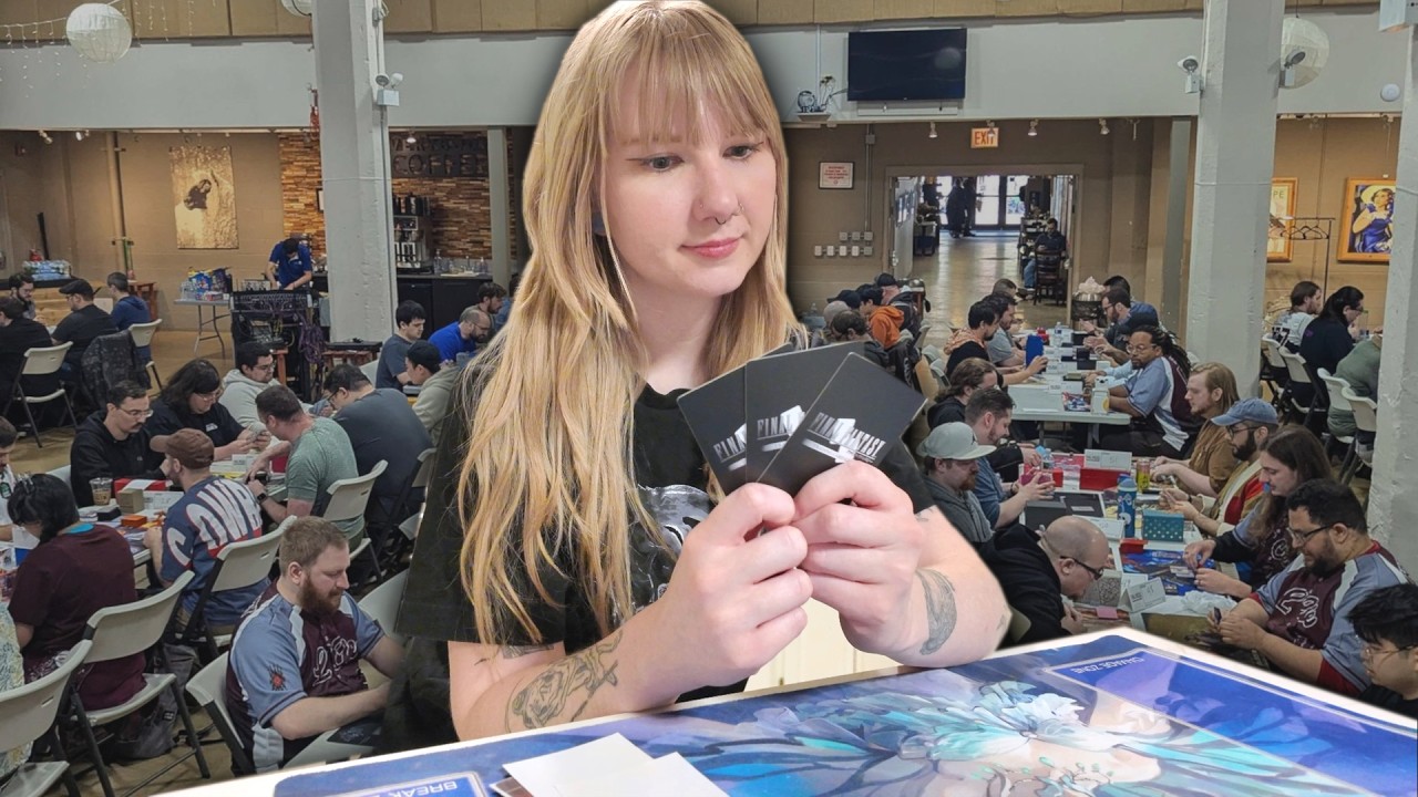 I Went To My FRIST Final Fantasy TCG Materia Cup Tournament | Chicago Vlog