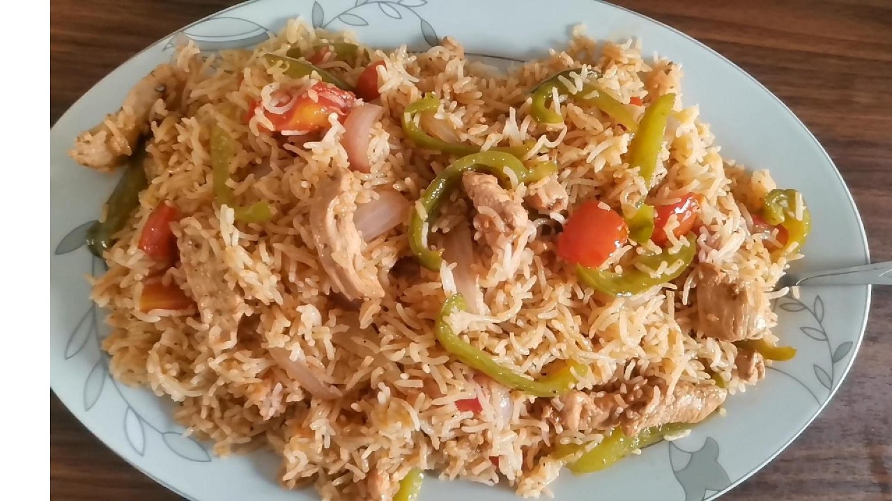 Chicken Jalfrezi Rice #chickenjalfrezirecipe #chickenjalfrezi #chinesefood #rice
