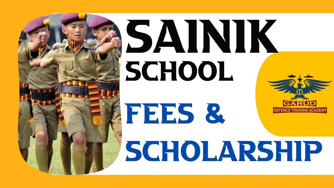 SAINIK SCHOOL FEES & SCHOLARSHIP DECODED