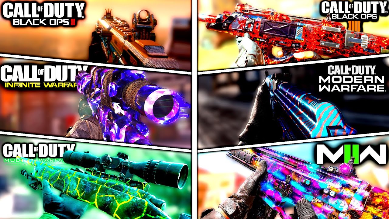 El CAMUFLAJE de MAESTRÍA de CADA CALL OF DUTY | EVOLUCIÓN CAMUFLAJE MAESTRÍA en CALL OF DUTY