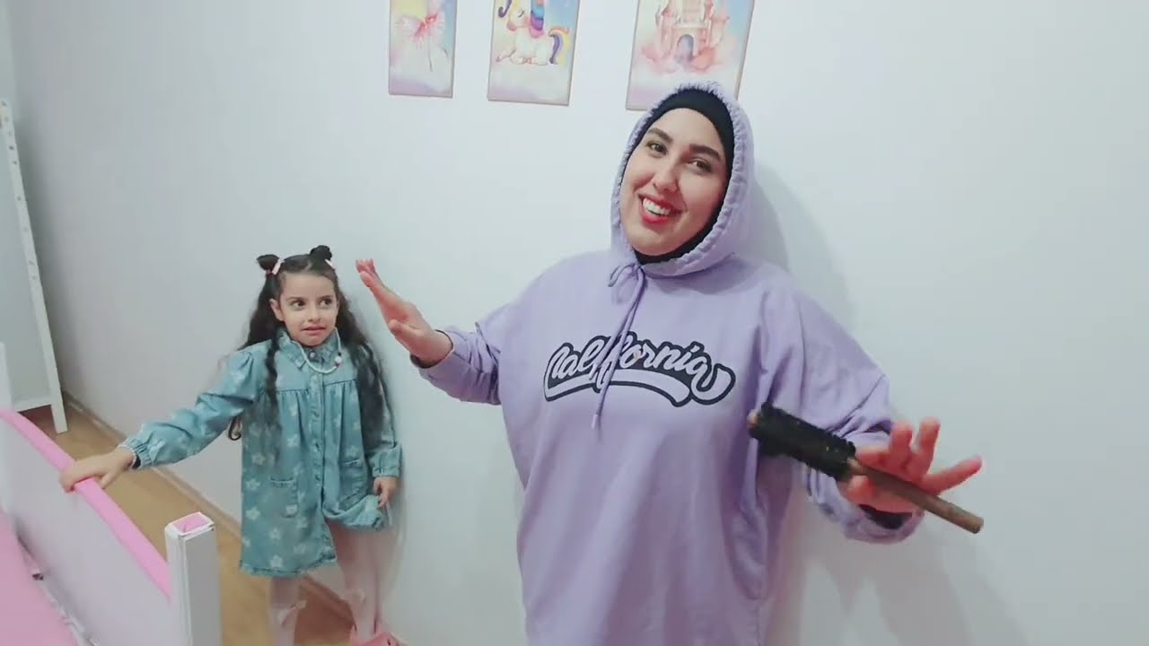 ممنوع مريم تحكي ليوم كامل !! ميمي هوم