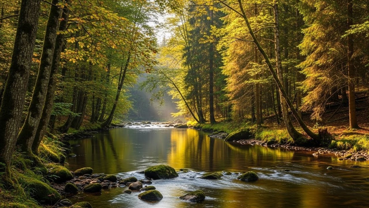 River Soundscape 🌿 Peaceful Water Ambience for Meditation, Study, and Relaxation #267