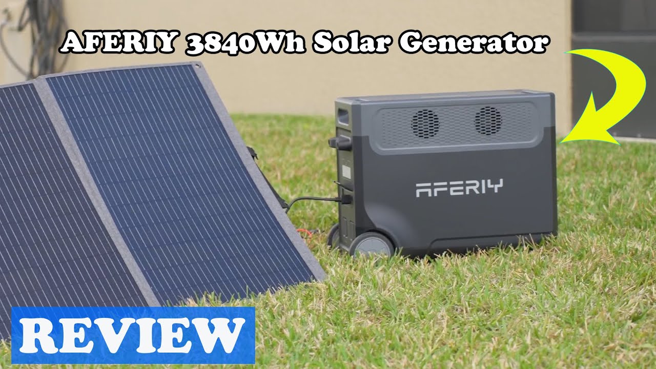AFERIY 3840Wh Solar Generator Review: 3600W with 400W Panel - Worth It?