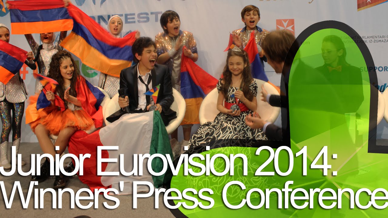 Junior Eurovision 2014: Winners' Press Conference (FULL - Reporting from Malta)