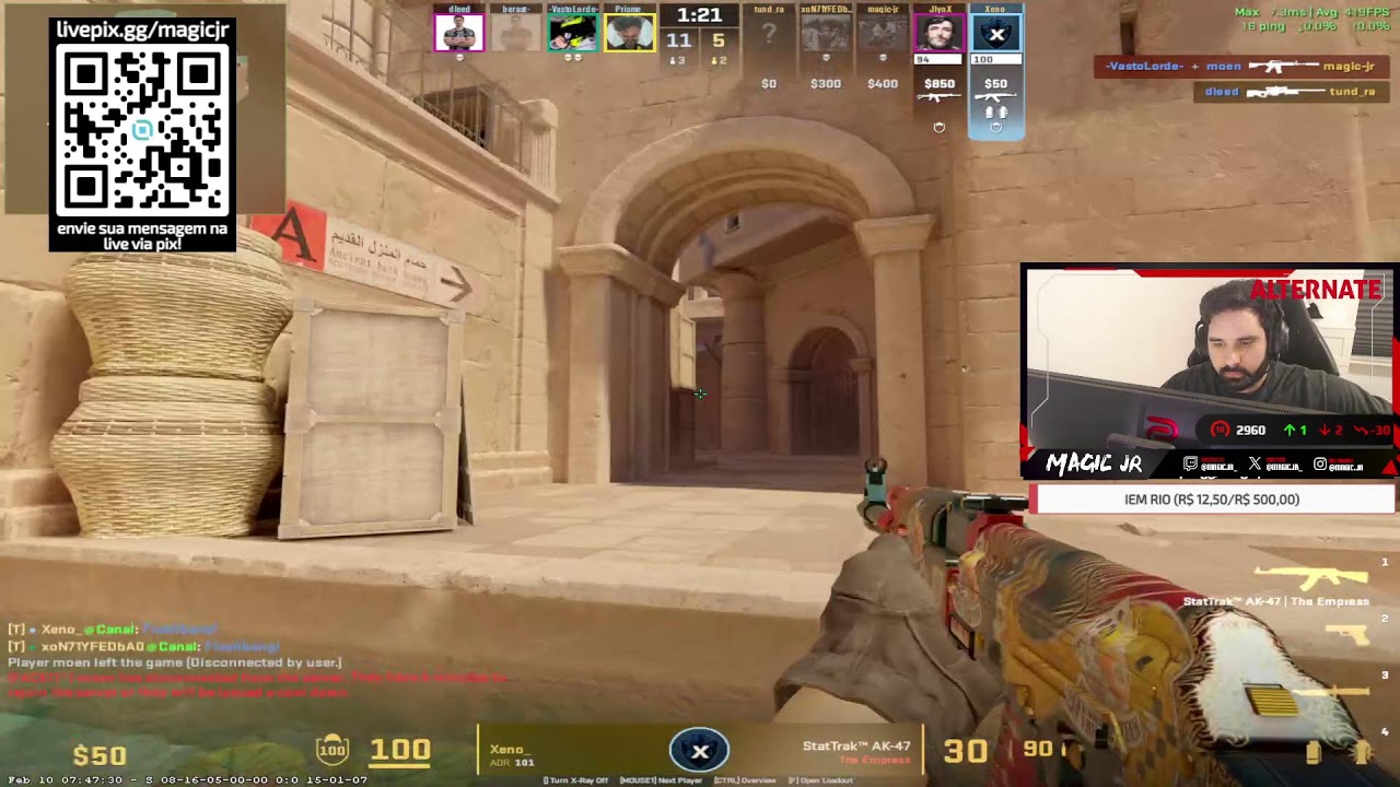 FACEIT COM CHATGPT E GROK AI PLAYERS