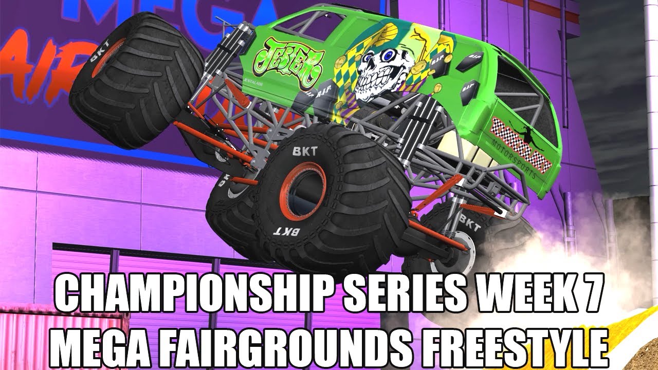 Mega Fairgrounds Freestyle - BeamNG.Drive Monster Jam Championship Series Week 7