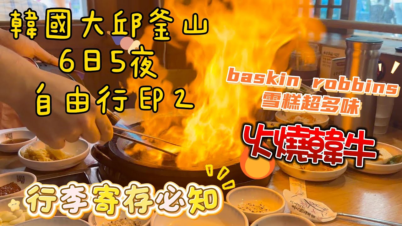 Ep2韓國大邱釜山六日五夜自由行|高鐵直奔釜山!|景點住宿全攻略|韓國通用必裝App|行李寄存必知#Daegu#Busan#美食#火燒韓牛#釜山Pass#光復路商圈#biff廣場#YTT hotel