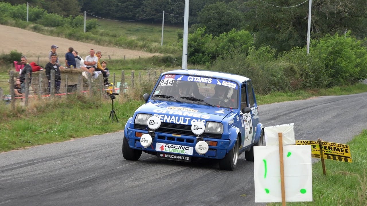Rallye d'Autun Sud Morvan La Châtaigne 2021 - Renault 5 Alpine N°244 Claude TURPIN Jean-Marc BUCHET