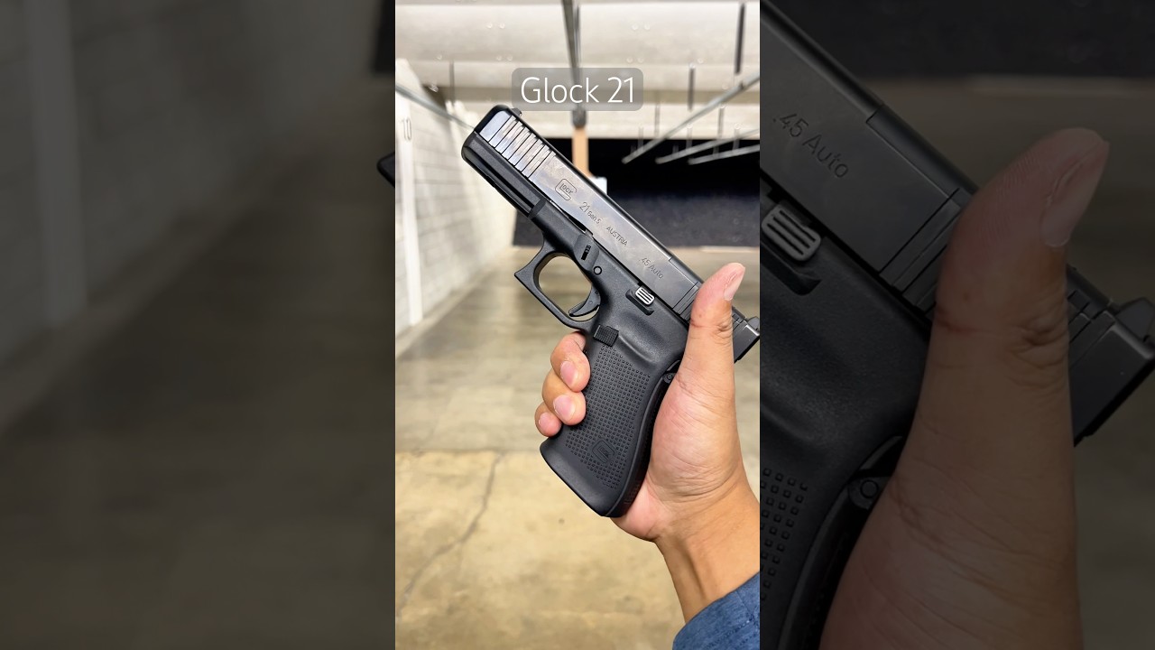 Large Caliber Fun - Glock 21 Gen 5 .45 ACP Pistol #handgun #glock #powerful