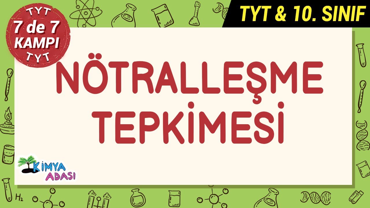 Nötralleşme Tepkimesi #7de7Kampı #TYTkimya