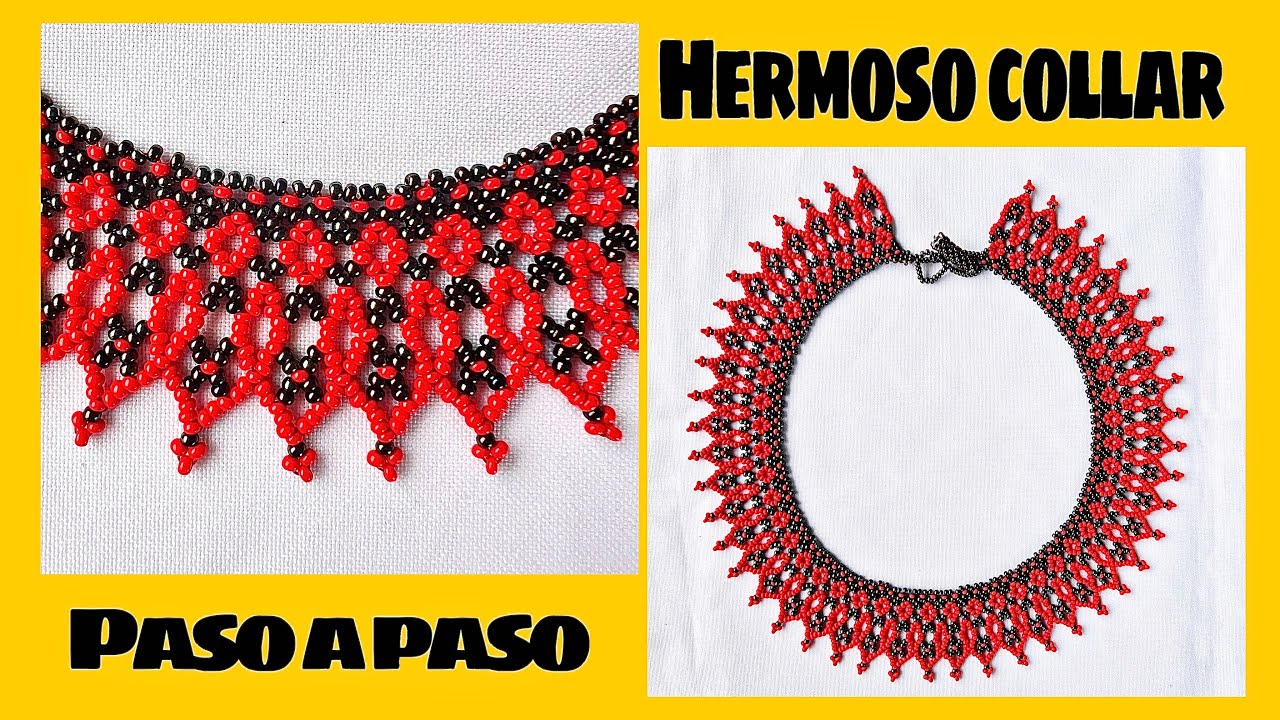 Aprende a hacer un collar hermoso paso a paso