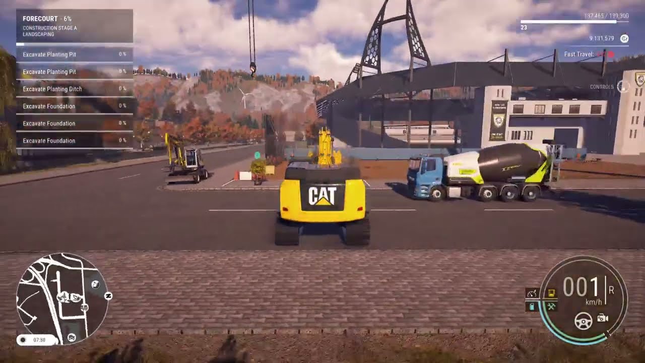 Construction Simulator Ps5 #34 Forecourt Stadium / 54,400 €